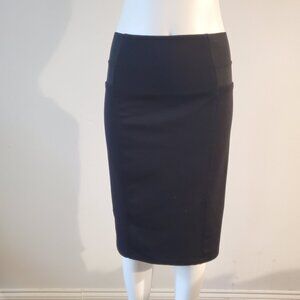 Tracy Evans Black Knit Pencil Skirt Size L